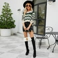 thumbnail image 2 of Vedolay Women's Fall Tops Women's Crew Neck Long Sleeve Pullover Sweater Casual Loose Fall Tops,Green M, 2 of 4