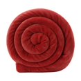 thumbnail image 3 of Cozy Tyme B173-20FCK-UE Couverture en Flanelle Réversible Sherpa 108 x 90 Po, Fuchsia, 3 of 7