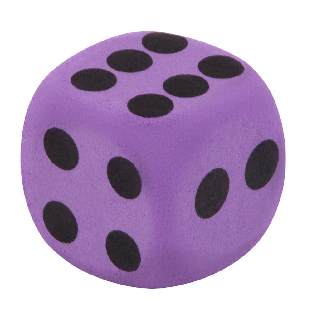 50Pcs 5mm Color Six Sided Spot Dice Toy Birthday Party Playing Game 7 Colors New 