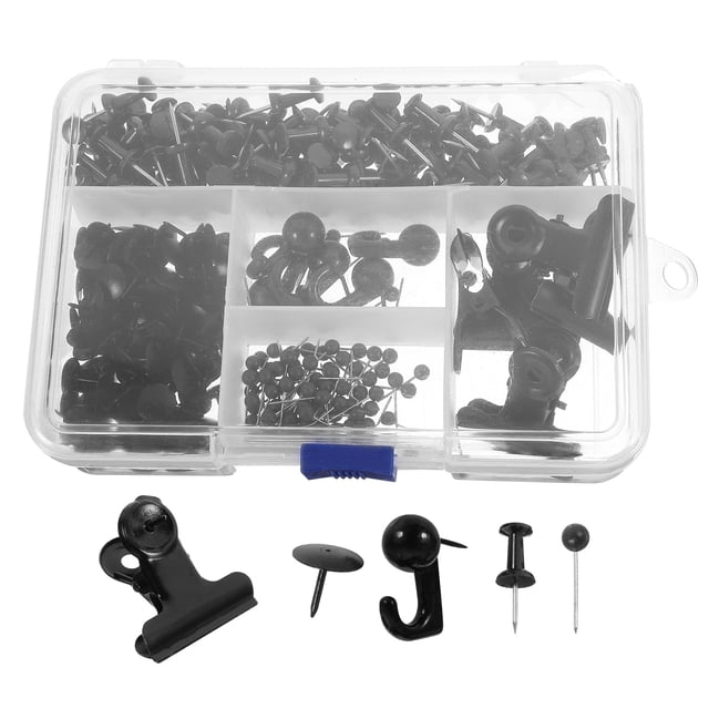BRIGHTFUFU 1 conjunto de tachuelas de pines de empuje tachuelas de factura clip pushpins accesorios de tablero de corcho tachones de pulgar