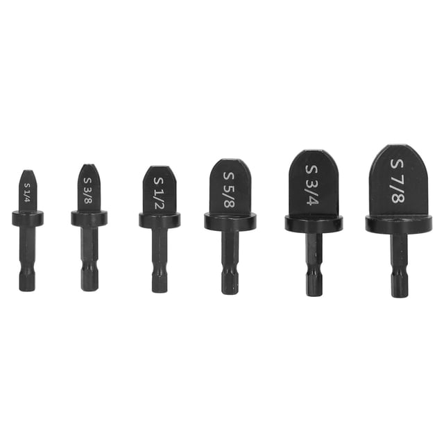 Juego de brocas Nikou para herramientas de estampación 6 piezas broca expansora para tubos