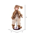 thumbnail image 5 of Vickerman 18" Mocha Velvet Fairy Boy with Stand., 5 of 5