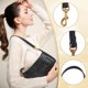 thumbnail image 3 of Asa de cuero genuino para bolso de mano de 20,4 pulgadas, correa de hombro corta de repuesto con hebillas doradas retro, accesorio para hacer bolsos de mujer, 3 of 9