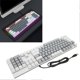 thumbnail image 4 of Full Size Mechanical Keyboard 104 Keys USB Wired Gaming Keyboard with Numeric Keypad Red Switch for Windows White Gray, 4 of 5