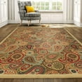 thumbnail image 1 of Ottomanson Ottohome Collection Non-Slip Rubberback Paisley Design Indoor Area Runner Rug, Beige, 1 of 7