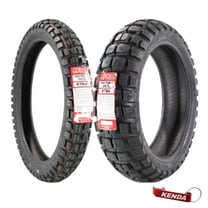 Kenda Big Block K784 100/90B19 & 150/70B17 Motorcycle Tires w/Keychain (2 Pack)