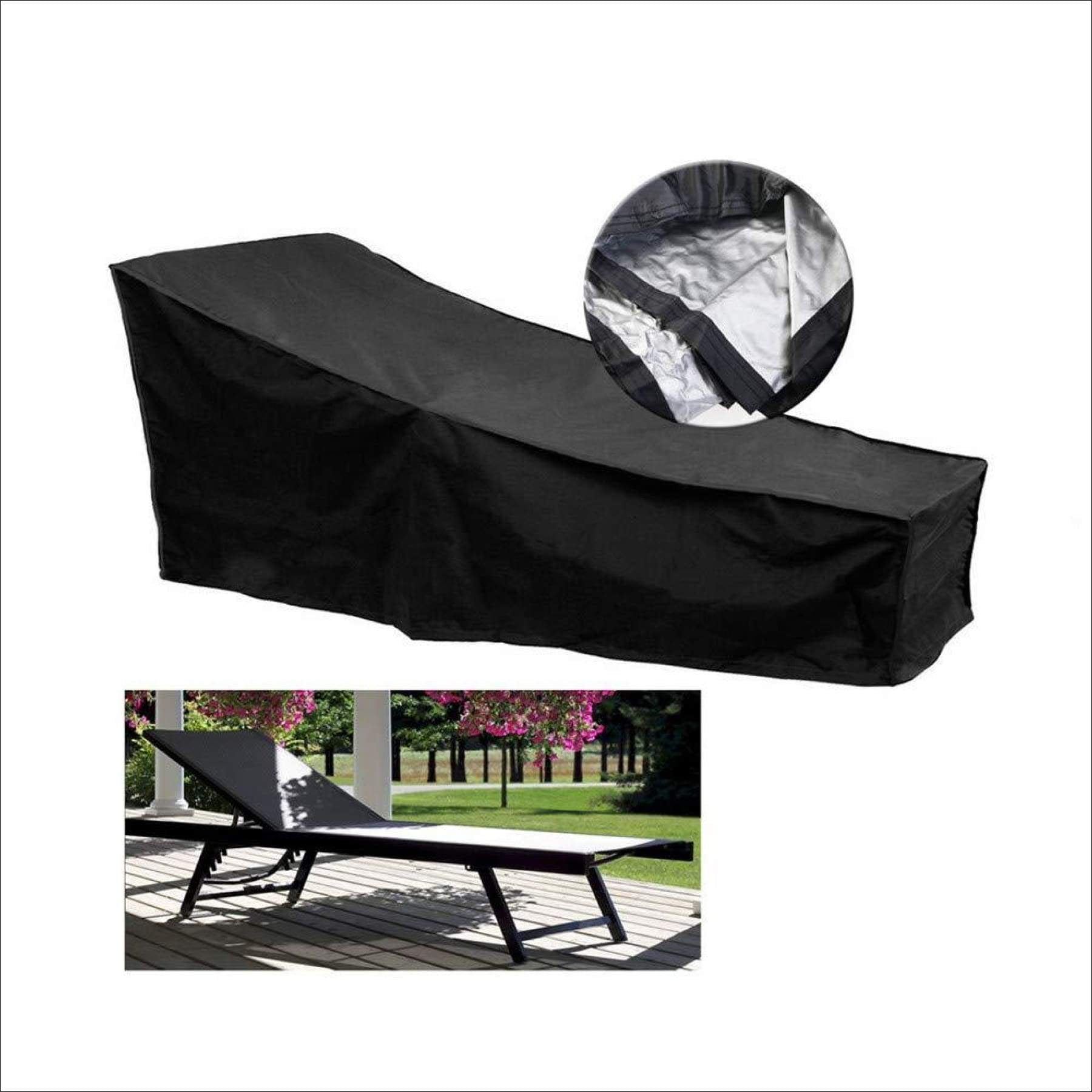 Fellie Cover 82inch Patio Chaise Lounge Covers, Durable Outdoor Chaise