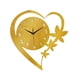 thumbnail image 5 of Reloj de pared de acrílico, reloj decorativo, regalo, elegante, silencioso, minimalista, de moda. Oro, 5 of 9