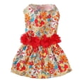 thumbnail image 1 of Vestido de flores de colores para perros pequeños y gatos, ropa suave para mascotas, ropa de uso diario y para bodas de princesas pequeñas y peludas, 1 of 8