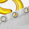 thumbnail image 4 of jejeloiu Tropical Fruit Black Out Curtains,Cartoon Banana Curtains Pack of 2 (42x63 Each),Yellow White Bedroom Curtains For Kids,Luxury Bedroom Decor, 4 of 6