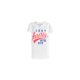 thumbnail image 1 of Aeropostale - Camiseta adornada con purpurina para mujer, color blanco, pequeña, 1 of 1