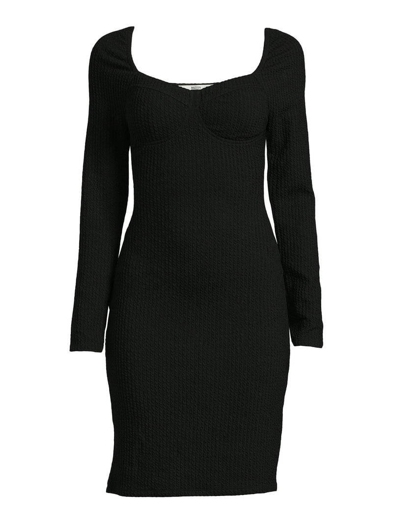 Madden NYC Textured Dress - women's Mini Dress - Walmart.com