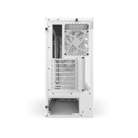 NZXT - H5 Flow RGB 2024 Compact ATX Mid-Tower Airflow Case - White