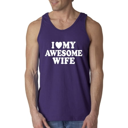 New Way 510 - Men's Tank-Top I Love My Awesome