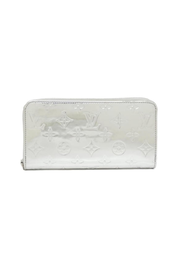 Pre-Owned Louis Vuitton Monogram Miroir (LV Snow) Zippy Wallet M83543