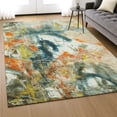 thumbnail image 6 of Addison Rugs Mayfield Premium Machine Washable Transitional Abstract Sage Rectangle Rug, 3' x 5', 6 of 6