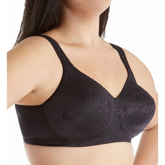Women's Playtex 4745 18 Hour Ultimate Lift and Support Bra (Black 52DD)