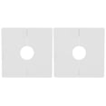 thumbnail image 1 of GAXIRE 2Pcs Blank Electrical Cover Plate Waterproof White Plastic Cover Plate For Electric Outlets Home, 1 of 8