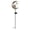 A, variant on Fairy Garden Solar Lights Ip55 Waterproof Fairy Moon Figurine Light Auto On/off Iron Solar-powered Garden Light Art Moon Sculpture for Walkway Porch (B)