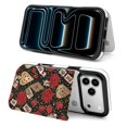thumbnail image 6 of Wallet Case For Apple iPhone Air / 17 Pro / 17 Pro Max Series with Card Holder, PU Leather Kickstand Card Slots Screen Protector Included For iPhone 17 Series, Playing Cards And Roses, 6 of 8