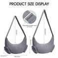 thumbnail image 2 of Duryarhall Women Crescent Shaped Single Shoulder Crossbody Bag Waterproof Design Casual Hobo Bag, 2 of 5