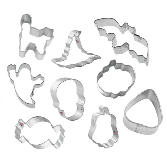 Mini Halloween 9 Piece Cookie Cutter Set - The Cookie Cutter Shop - Tin Plate Steel