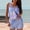 Purple, variant on Otvok Blouson Tankini Swimsuits for Women 2 Piece Bathing Suits Tops with Boyshorts Modest Swimwear