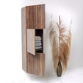 thumbnail image 3 of Fresca Walnut Bathroom Linen Side Cabinet with 3 Large Storage Areas, 3 of 3