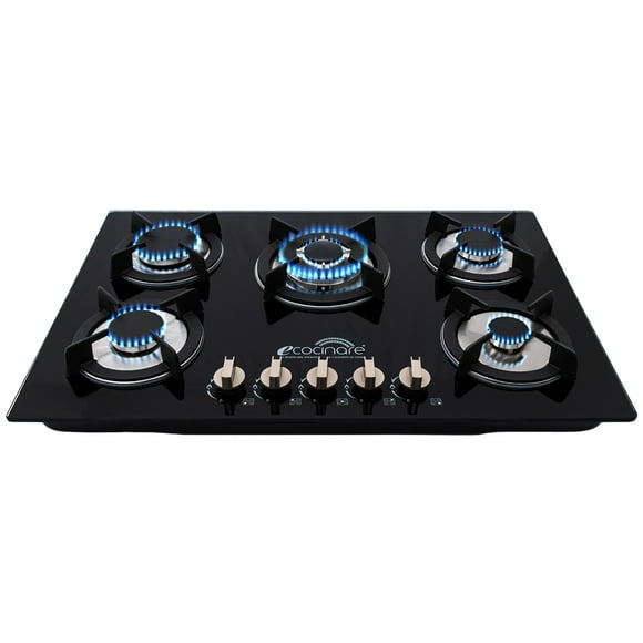 PARRILLA DE GAS EMPOTRABLE CON 5 QUEMADORES ECOCINARE STUF-06