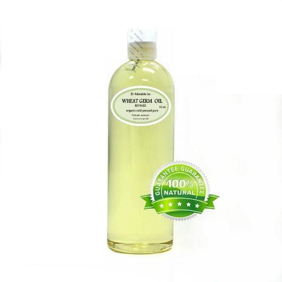Dr. Adorable - Wheat Germ Oil Refined 100% Pure Organic Cold Pressed - 16 oz