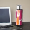 thumbnail image 5 of 20 Oz Red and Orange Modern Art Geometric Coffee Tumbler Double Wall Insulated Stainless Steel Water Bottle | Metal Reusable Thermoses Flask with Cup Cap | Leak & Sweat Proof with Anti-Dust Lid, 5 of 7