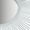 thumbnail image 2 of Madison Park Fiore Sunburst Contemporary Modern Luxury Wall Decor Mirror 14.5"D in Silver, 2 of 6
