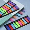 thumbnail image 2 of 1200 Pcs Sticky Tabs, 10 Color Sticky Flags Bright Colors Note Tabs, 2 of 7