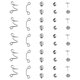 thumbnail image 1 of TABLETREANDS 5Jgo Botones Para Jeans Plata Margarita Fácil Uso Y Durabilidad Para, 1 of 8