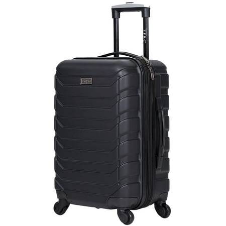 Travelers Club Madison 20" expandable hardside rolling carry-on with spinner wheels - Black