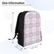 thumbnail image 4 of Easygdp Floral Purple Buffalo Plaid Mochila Versátil y Elegante: Comodidad, Almacenaje y Durabilidad para la Universidad, Trabajo, Viajes y Uso Diario, 4 of 8