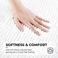 thumbnail image 3 of Soft White Super Absorbent Bath Mat Tub for Shower 16' x 24', 3 of 5