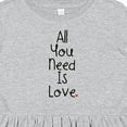thumbnail image 4 of Inktastic All You Need is Love Girls Toddler Dress, 4 of 5