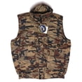 thumbnail image 2 of Men's Cargo Camo Vest Zip-up Pockets Hunting Tactical Oscar Sports White Grey L, 2 of 2