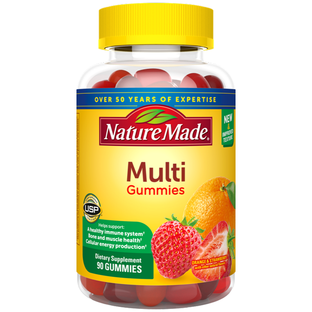 Nature Made Multi Gummies, for Daily Nutritional Support, 90 Gummy