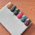 thumbnail image 3 of asddcavvf Lightweight and Portable Leather Double Bookmark Holder Handmade Top Layer Cowhide Notebook Cute Shedding Double Design Decoration Stationery Organizer, 3 of 7