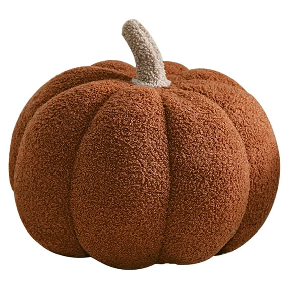 Halloween Pumpkin Pillow Decor, Pumpkin Plush Pillow Fleece Stuffed Pumpkins Decoration Halloween Pumpkins Throw Pillow for Couch, Soft Halloween Pumpkin Decor Gifts