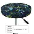 thumbnail image 4 of Haiem Cartoon Dinosaur Cushion Round Bar Chair Seat Cover Bar Chair Cushion Covers Elastic Washable Bar Chair Cover,Protects from Scratches and Stains-12 inch, 4 of 7