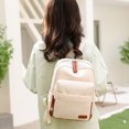 thumbnail image 4 of Bolsos de nailon mochila informal a la moda para mujer mochila coreana suave de gran capacidad FLhrweasw Nuevo, 4 of 9