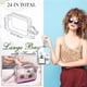 thumbnail image 3 of Neceser de viaje Silkfly, de PVC transparente, con asa, para cosméticos, color gris, 3 of 6