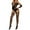 Black, variant on adviicd Fishnets Bodysuit Bodystocking Lingerie Women Long Sleeve One Piece Mesh Jumpsuit Nightwear Stockings Teddy Underwear Black One Size