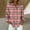 Pink, variant on Long SleeveLong Sleeve Lightweight Fall Blouses Collared Blouse Tops Business Work Tops Plaid Shackets 2026 Fall Coat Tops Collared Fitted Blouses Plaid Button Up Women
