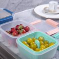 thumbnail image 4 of MesaSe Shopwithgreen Berry Keeper Box Containers  Berry Boxes Keep Fresh Produce Saver Food Storage Containers with Leak-proof Lids - Clear  50 oz (Green), 4 of 5