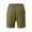 Army Green, variant on Besolor Men's Summer Cargo Shorts Drawstring Elastic Waist Wide Leg Casual Loose Workout Athletic Short Pants with Pocket(X-Large,Navy)