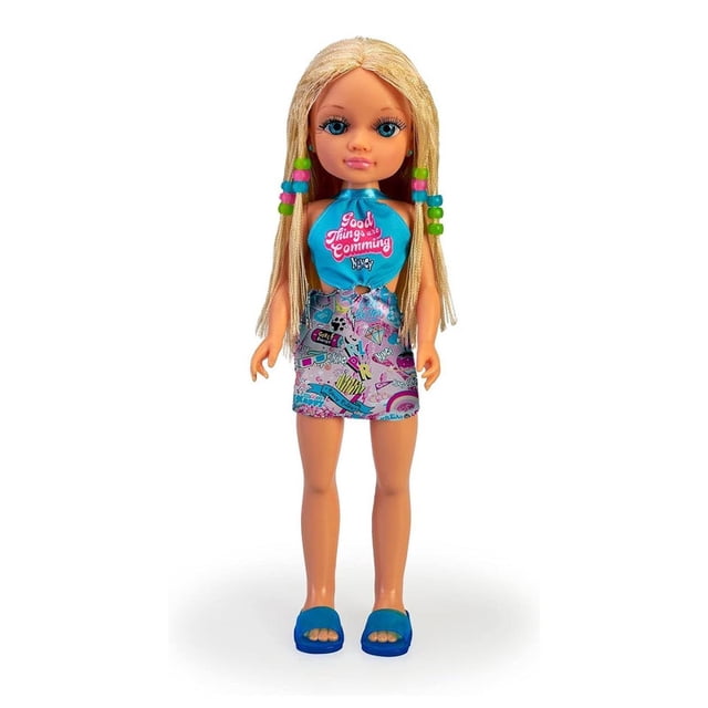 Muñeca Nancy Famosa Un Dia con Trenzas Rubia